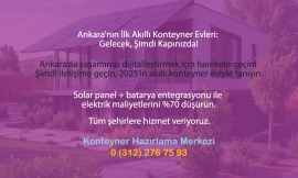 Konteyner Evinizi Akıllı Hale Getirin! 2025’in En Yenilikçi Otomasyon Çözümleri ve Ankara’ya Özel Uygulamalar