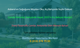 Konteyner Eve Entegre Kış Bahçesi: 2025’in En Verimli Cam Sistemleri ve Bitki Seçimleri (Ankara’ya Özel)